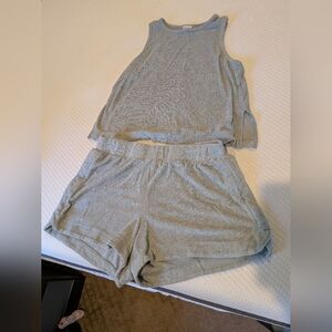 a new day Women's Light Gray Pajama Set